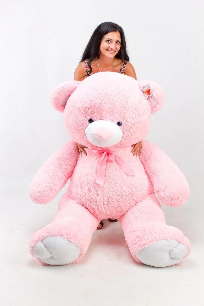 Плюшевий ведмідь "Томмі" Рожевий 190 см від компанії Elektromax - фото 1