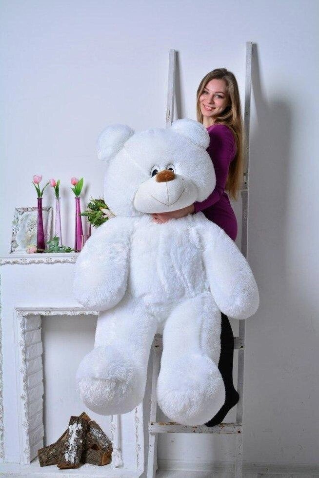 Плюшевий ведмідь "Україна" Білий 135 см від компанії Elektromax - фото 1