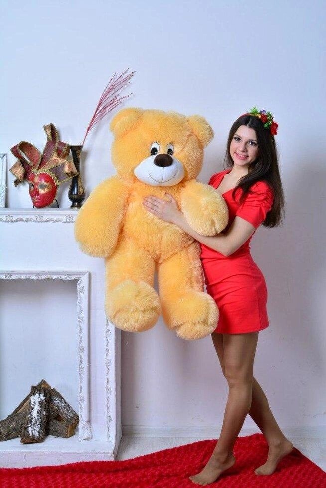 Плюшевий ведмідь "Україна" Карамельний 100 см від компанії Elektromax - фото 1