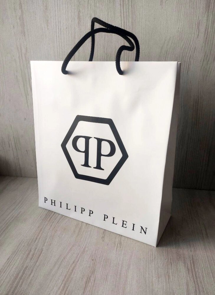 Подарунковий пакет  Philipp Plein білий від компанії Elektromax - фото 1