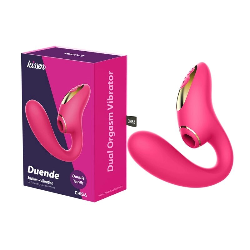 Подвійний Масажер  для жінок Dual кульмінація Vibrator Kissen Duende від компанії Elektromax - фото 1