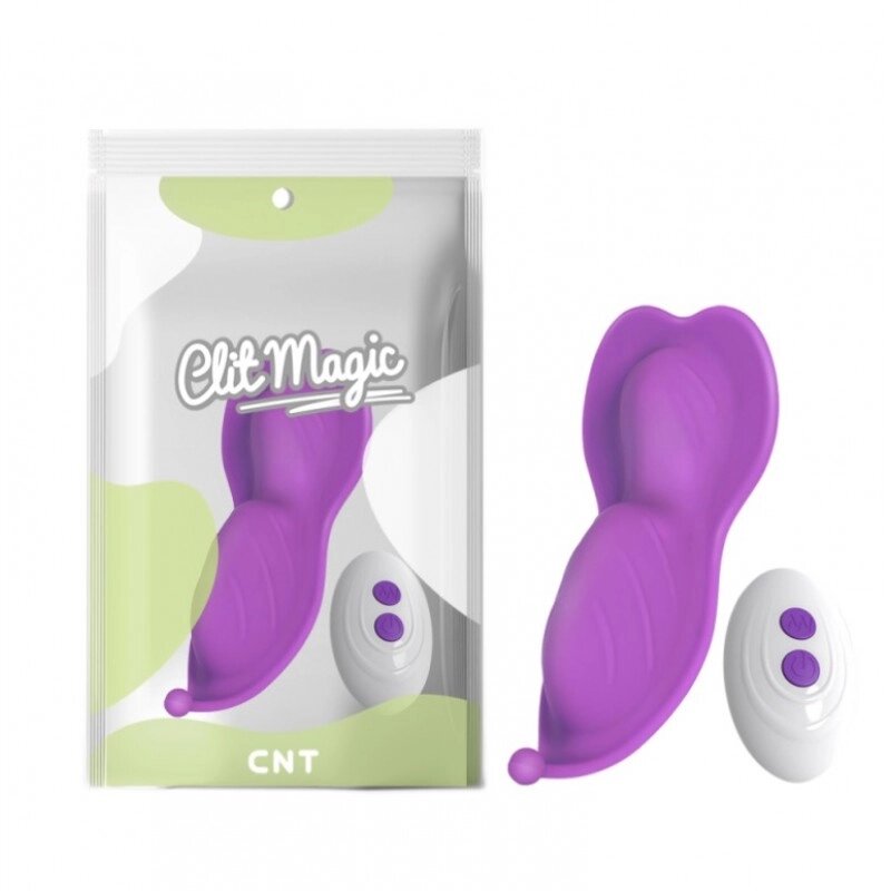 Подвійний вібростимулятор прихованого носіння Secret Tease Panty Vibe Purple від компанії Elektromax - фото 1