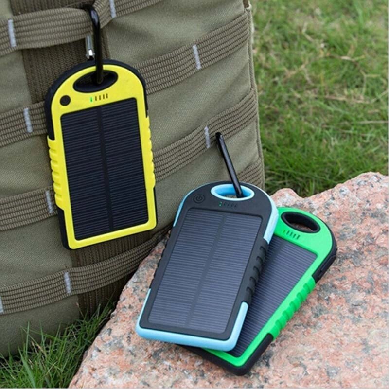 Портативне зарядне Power Bank Solar 30000 mAh на сонячній батареї  ⁇  PowerBank від компанії Elektromax - фото 1