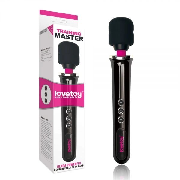 Потужний Масажер  Горошинка а Training Master Ultra Powerful Rechargeable Body Wand від компанії Elektromax - фото 1