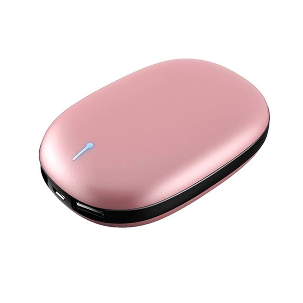 Повербанк HANDWARMER 8000 mAh з функцією обігріву рук (рожевий, 9,9 x 6,5 x 2,9 cм) від компанії Elektromax - фото 1