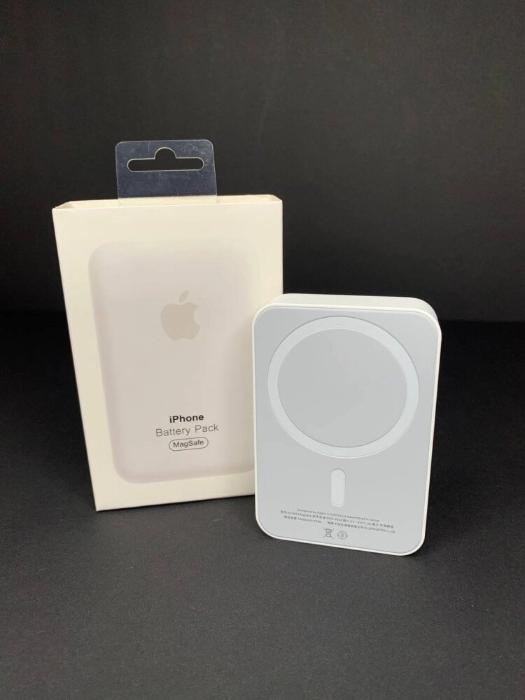 Повербанк MagSafe Battery Pack 10000 mAh 37 W, білий від компанії Elektromax - фото 1