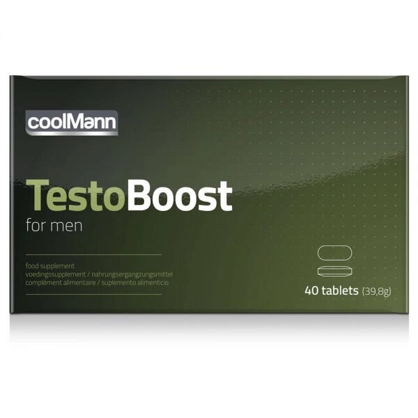 Препарат для чоловічої сили CoolMann Testoboost For Men, 40шт від компанії Elektromax - фото 1