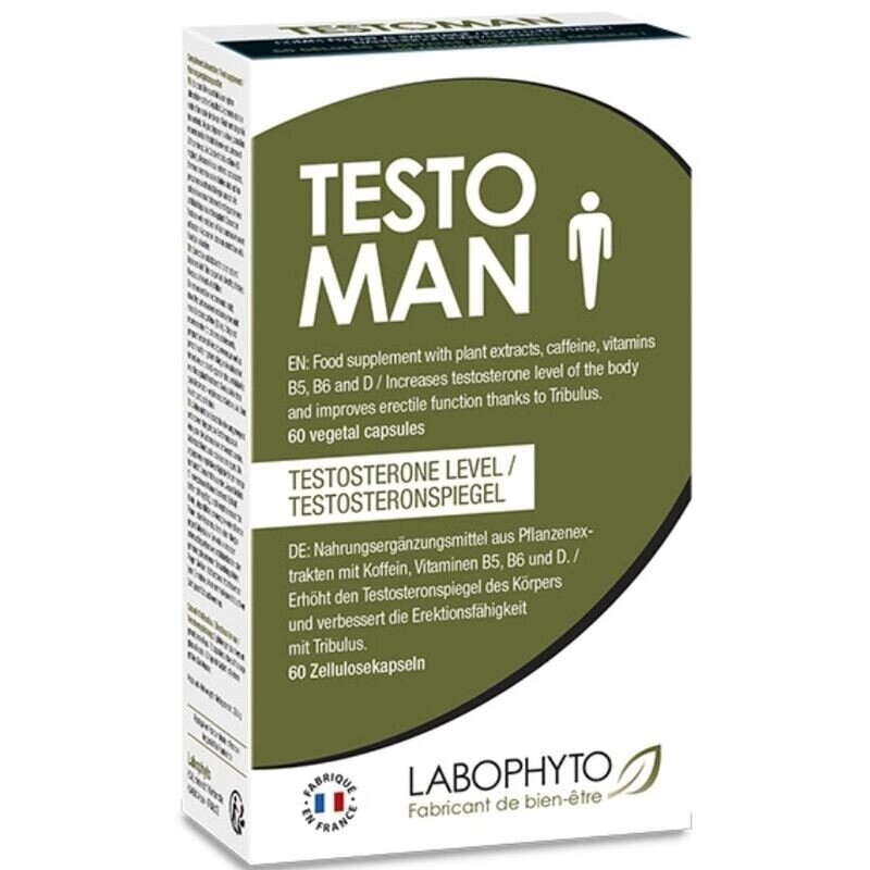 Препарат для чоловіків TestoMan Testosterone Level Up, 60 капсул від компанії Elektromax - фото 1