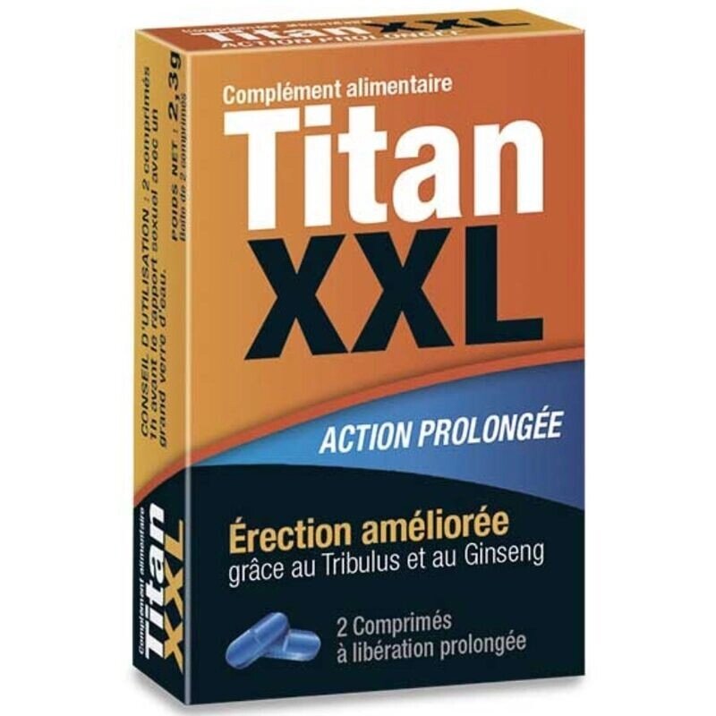 Препарат для ерекції Titan XXL Erection Increase Testosterone, 2 таблетки від компанії Elektromax - фото 1
