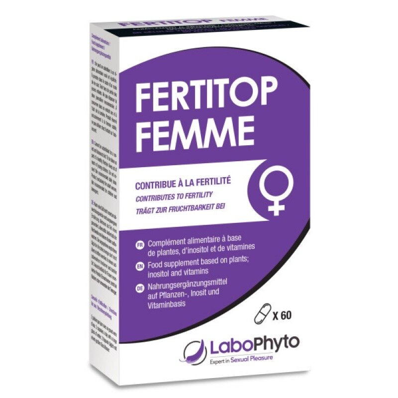 Препарат для підвищення фертильності FertiTop for women, 60 капсул від компанії Elektromax - фото 1