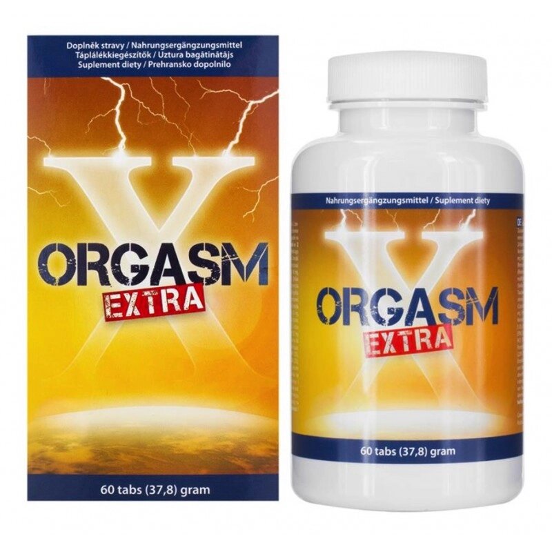 Препарат для стимуляції сексуальної енергії Orgasm Extra FlatPack, 60шт від компанії Elektromax - фото 1