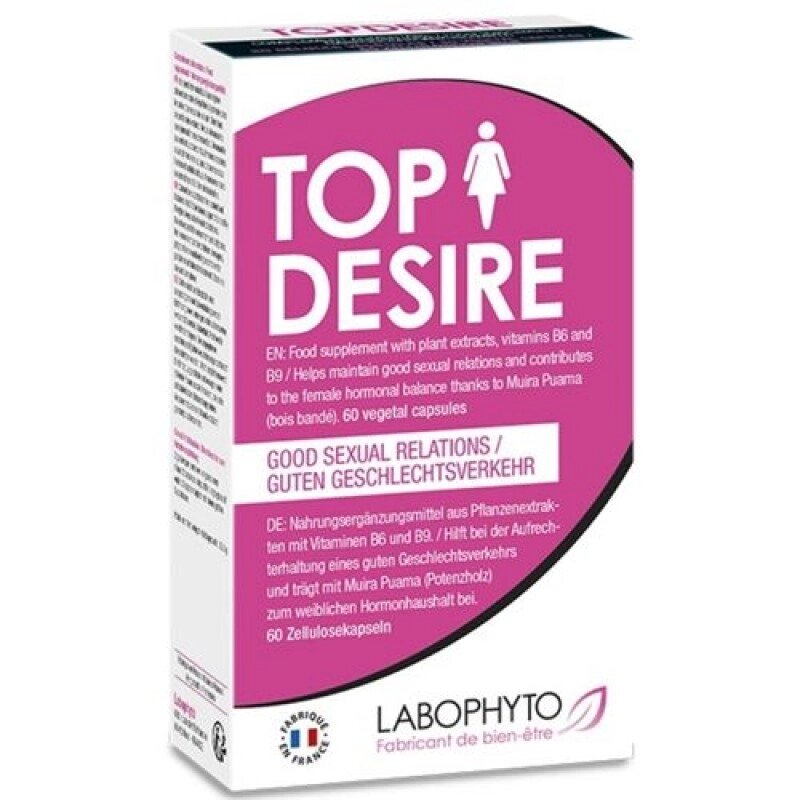 Препарат для жінок Top Desire Improved Womens Libido, 60 капсул від компанії Elektromax - фото 1