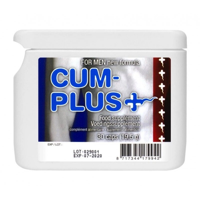 Препарат поліпшує якість сперми Cum Plus FlatPack від компанії Elektromax - фото 1