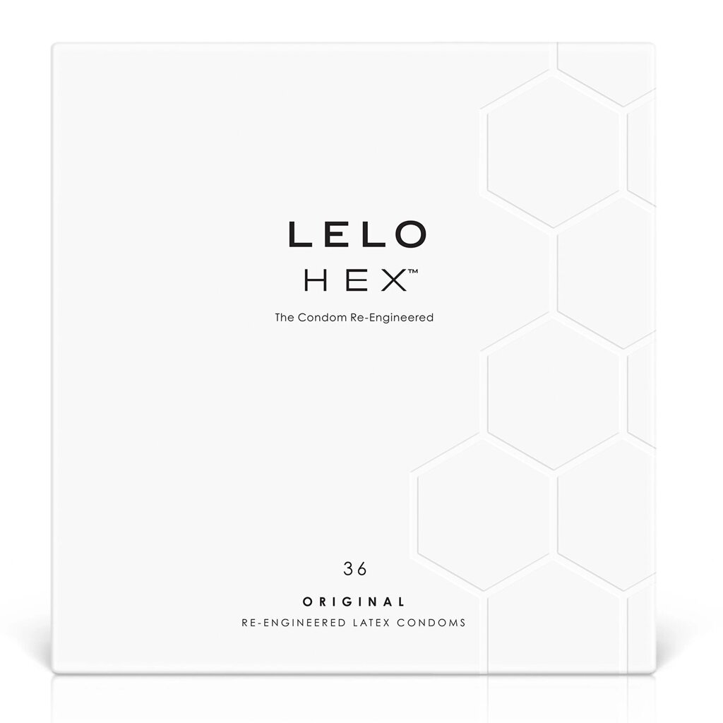 Презервативи LELO HEX Condoms Original 36 Pack, тонкі та суперміцні від компанії Elektromax - фото 1