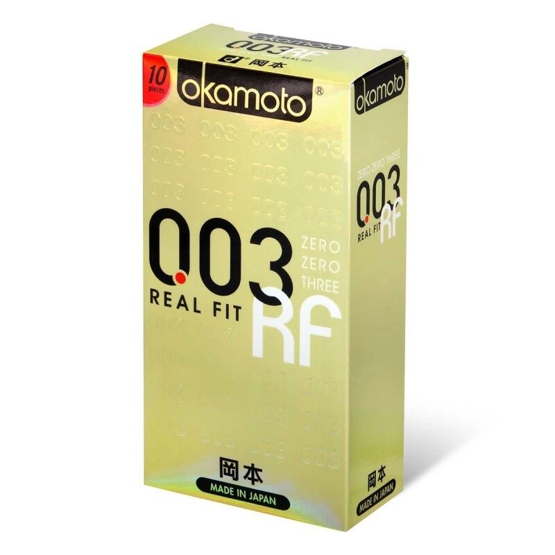 Презервативи ультратонкі Okamoto Real Fit 0.03, 10 шт від компанії Elektromax - фото 1