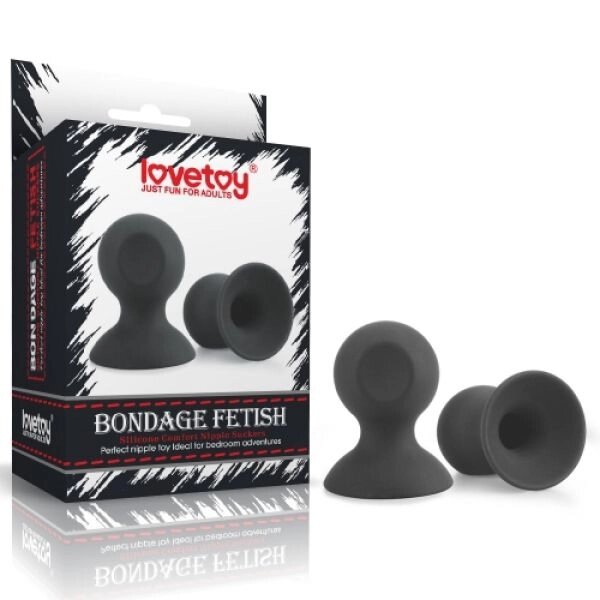 Присоски для сосків Bondage Fetish Silicone Comfort Nipple Suckers від компанії Elektromax - фото 1