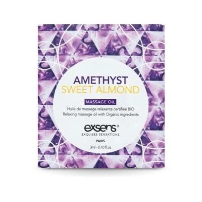 Пробник масажної олії EXSENS Amethyst Sweet Almond 3мл від компанії Elektromax - фото 1