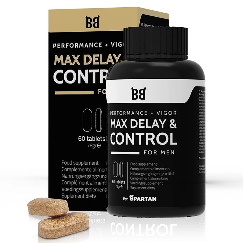 Пролонгатор для чоловіків Blackbull Max Delay Control Maximum Performence, 60 капсули від компанії Elektromax - фото 1