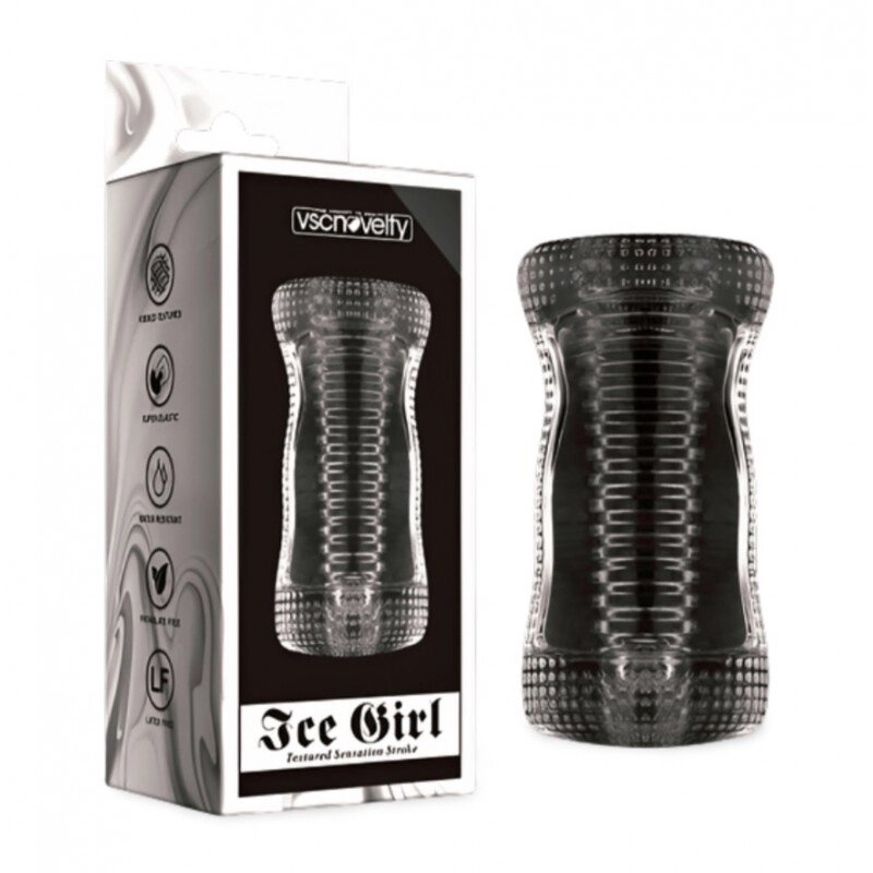 Прозорий Пристрій    для чоловіків Ice Girl Textured Sensation Stroker від компанії Elektromax - фото 1