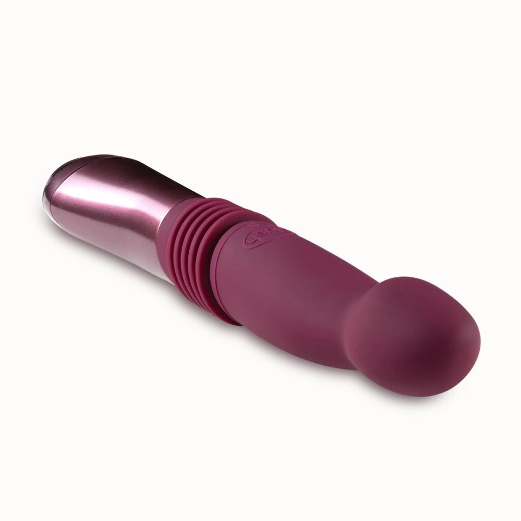 Пульсатор Temptasia by Blush - Trixie Thrusting Dildo - Wine Red від компанії Elektromax - фото 1