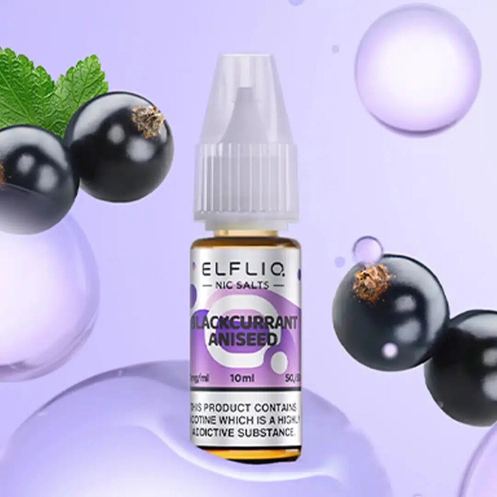 Рідина ELFLIQ 10мл 5%. Чорна Смородина Анісова (Blackcurrant Aniseed) від компанії Elektromax - фото 1