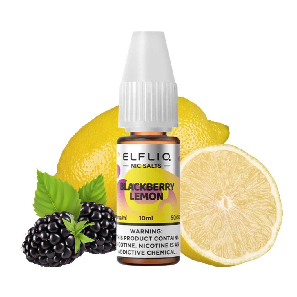 Рідина ELFLIQ 10мл 5%. Ожина Лимон (Blackberry Lemon) від компанії Elektromax - фото 1