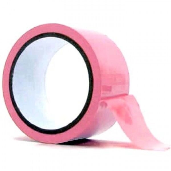 Рожева клейка стрічка для зв'язування Fetish Bondage Tape, 20 метрів від компанії Elektromax - фото 1