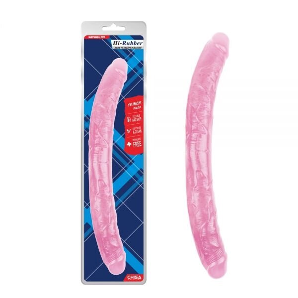 Рожевий двосторонній  Масажер   18 Inch Dildo від компанії Elektromax - фото 1