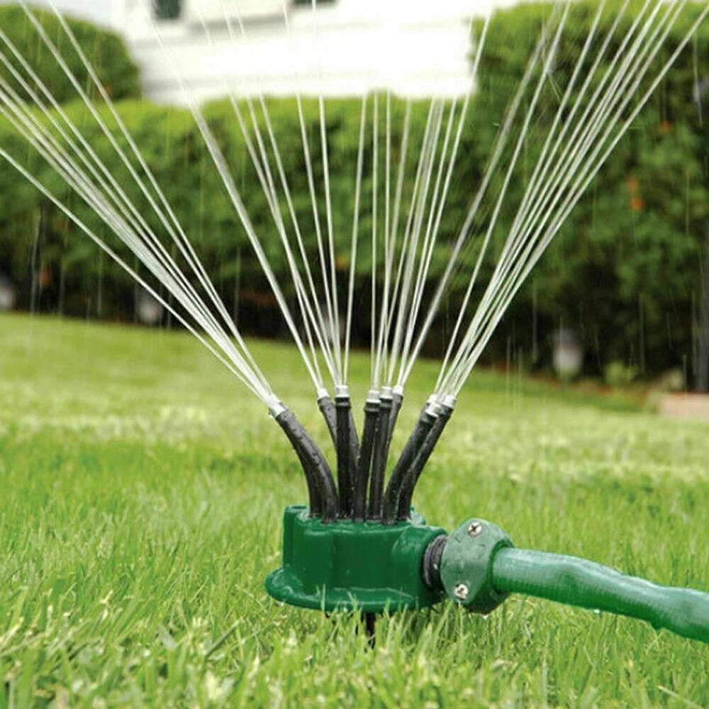 Розумна система поливання Multifunctional sprinkler розпилювач дощівник для поливання газону на 360 градусів від компанії Elektromax - фото 1