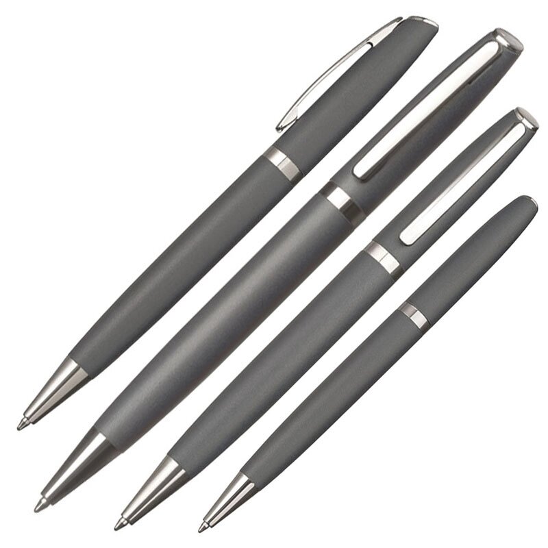 Ручка металева PORT ELIZABETH (графітовий, ø 1,1 х 13,7 см) від компанії Elektromax - фото 1