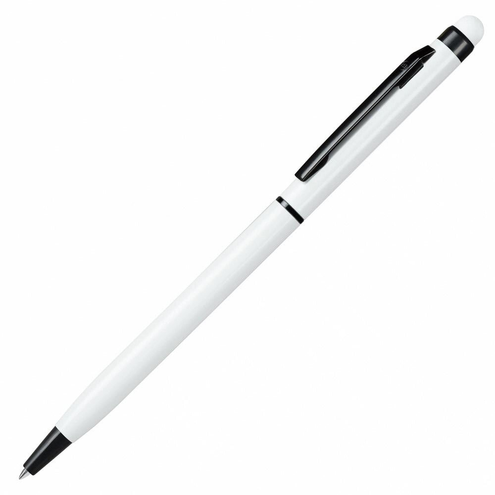 Ручка-стилус алюмінієва 'TouchWriter Black' (B1) поворотна від компанії Elektromax - фото 1