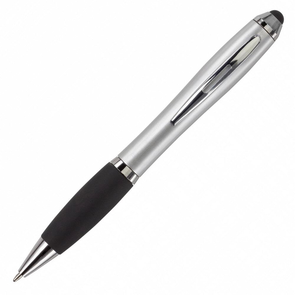 Ручка-стилус пластикове поворотне чорне чорнило від компанії Elektromax - фото 1