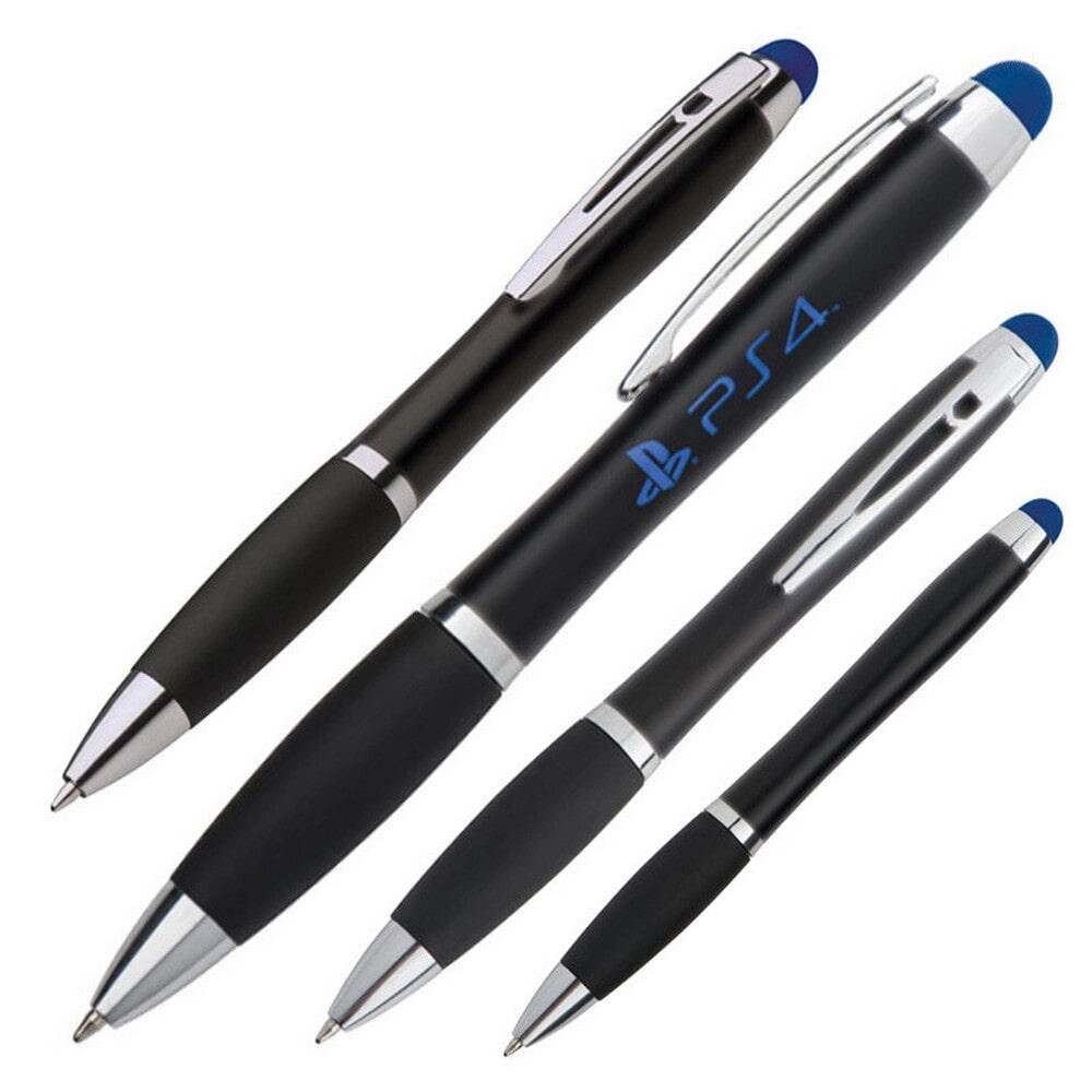 Ручка-стилус з LED пластикова поворотна від компанії Elektromax - фото 1