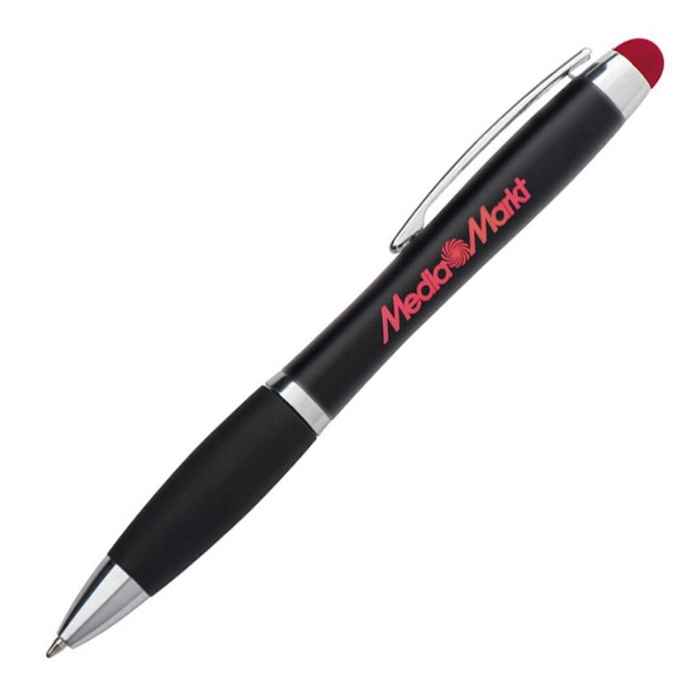 Ручка-стилус з LED пластикова поворотна від компанії Elektromax - фото 1