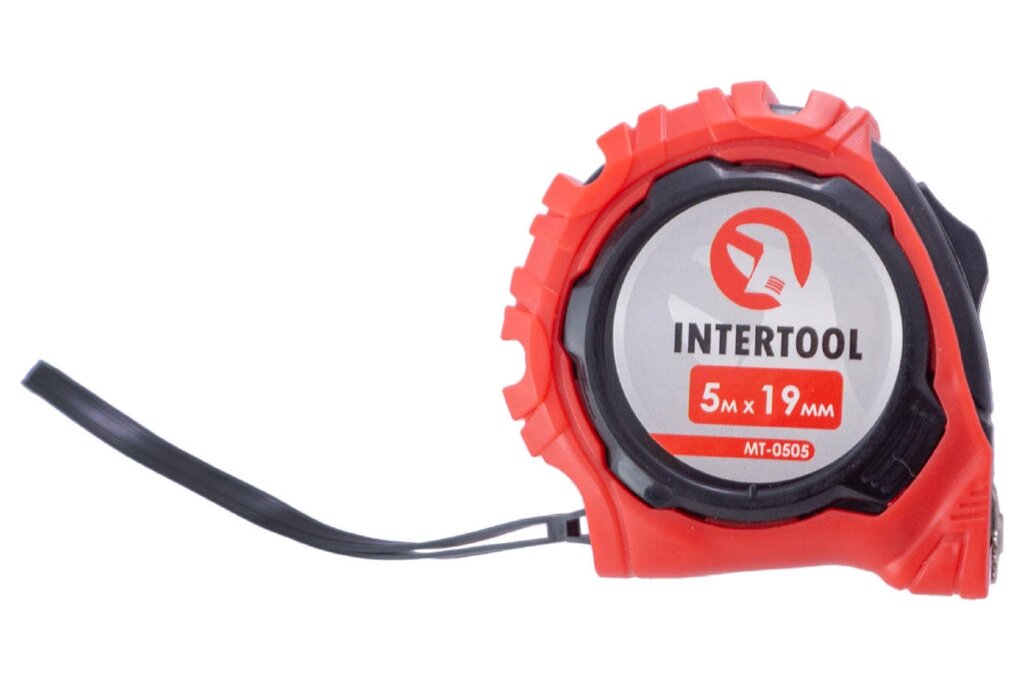 Рулетка Intertool - 5 м x 19 мм магніт 1 шт. від компанії Elektromax - фото 1