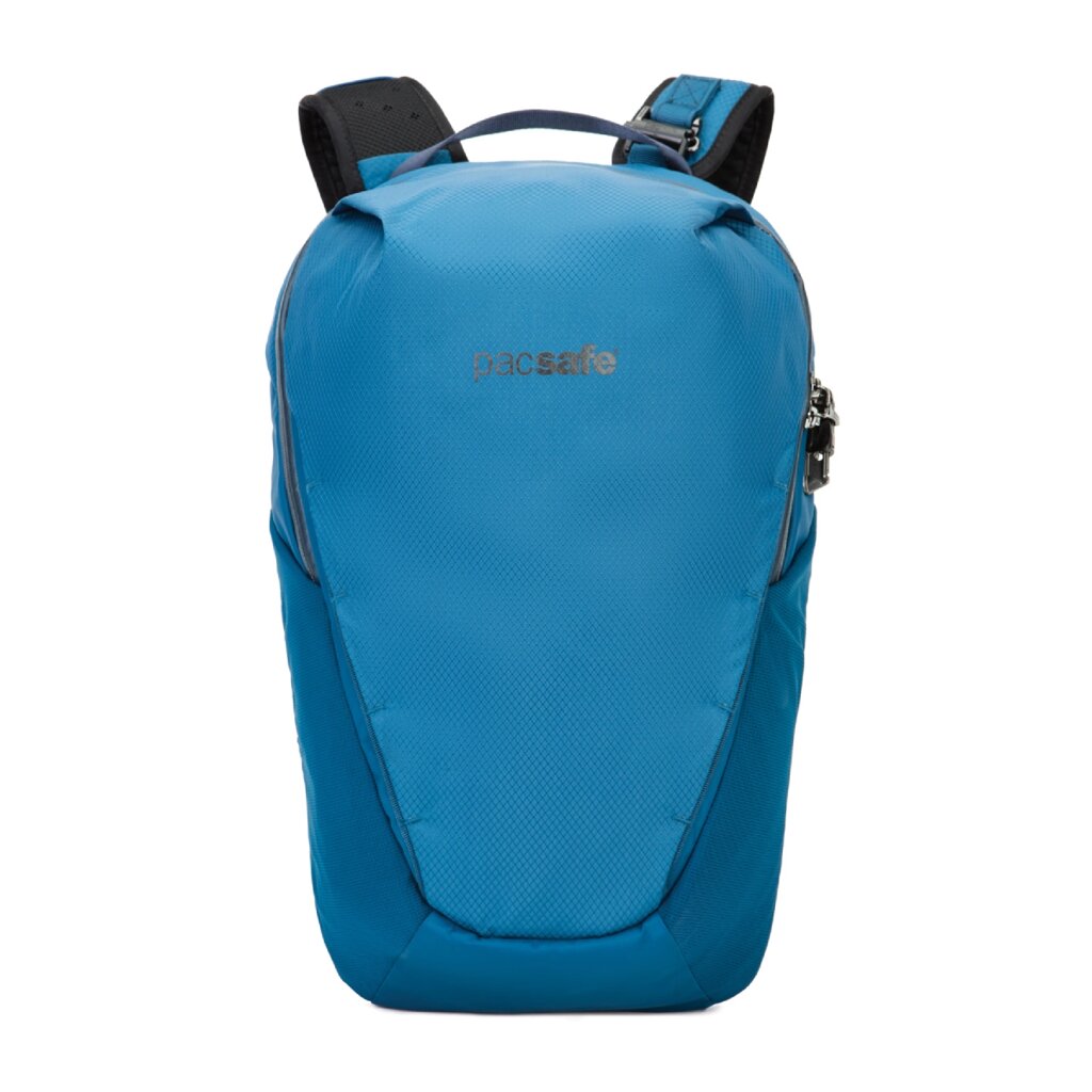 Рюкзак антизлодій для ноутбука Pacsafe Venturesafe X18, 5 ступенів захисту (блакитний сталь, 47 x 29,5 x 19,5 см) від компанії Elektromax - фото 1