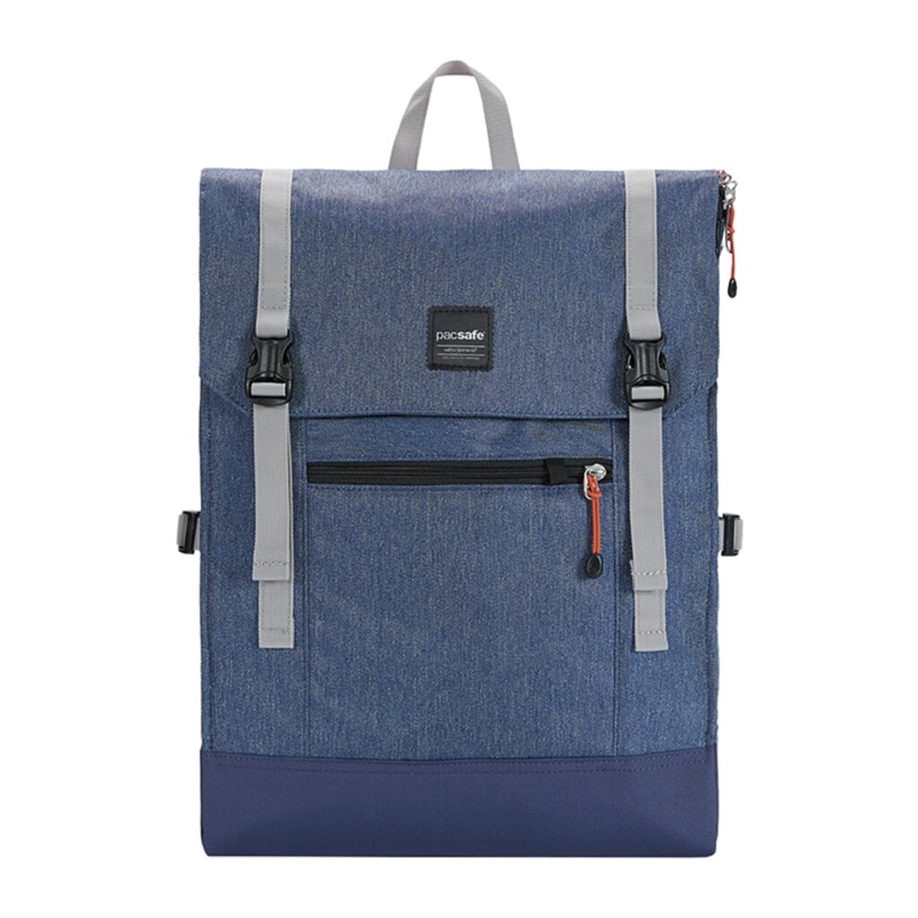 Рюкзак антизлодій Slingsafe LX450, 5 ступенів захисту (синій, 43 х 32 х 10 см) від компанії Elektromax - фото 1