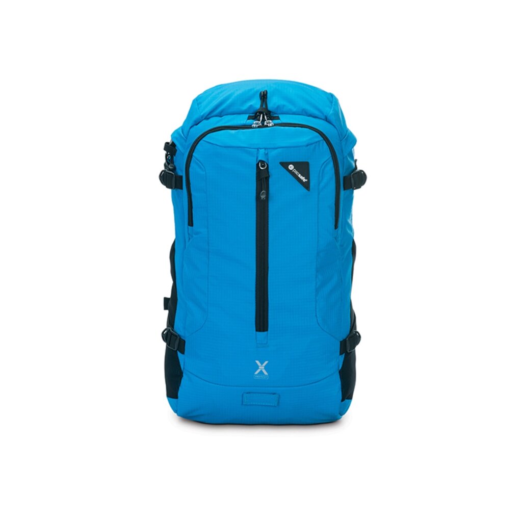 Рюкзак антизлодій Venturesafe X22, 6 ступенів захисту (блакитний, 46 х 27 х 12 см) від компанії Elektromax - фото 1