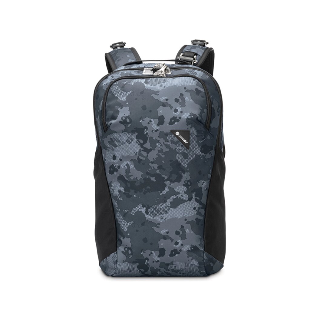 Рюкзак антизлодій Vibe 20, 5 ступенів захисту (чорний камуфляж, 46 х 27 х 18 см) від компанії Elektromax - фото 1