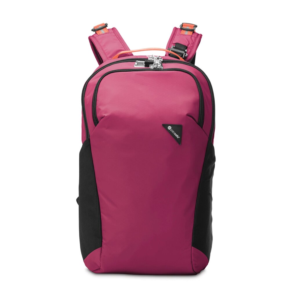 Рюкзак антизлодій Vibe 20, 5 ступенів захисту (малиновий, 46 х 27 х 18 см) від компанії Elektromax - фото 1