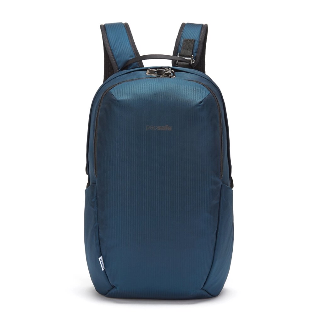 Рюкзак, формат Midi, антизлодій Vibe 25, відновлений нейлон ECONYL (синій, 48 x 28 x 19 см) від компанії Elektromax - фото 1