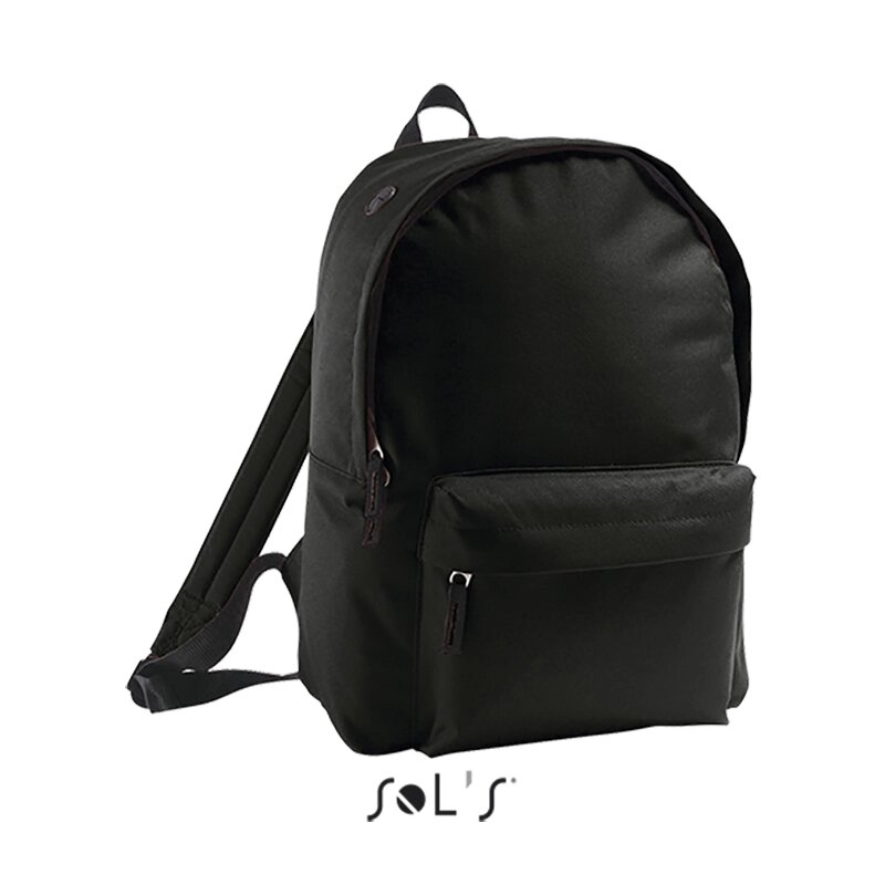 Рюкзак SOL'S Rider (чорний, 40 х 28 х 14 см) від компанії Elektromax - фото 1