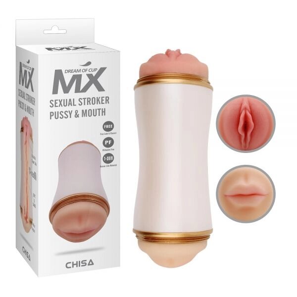Сексуальна кицька і рот Sexual Stroker Pussy & Mouth, що погладжує від компанії Elektromax - фото 1