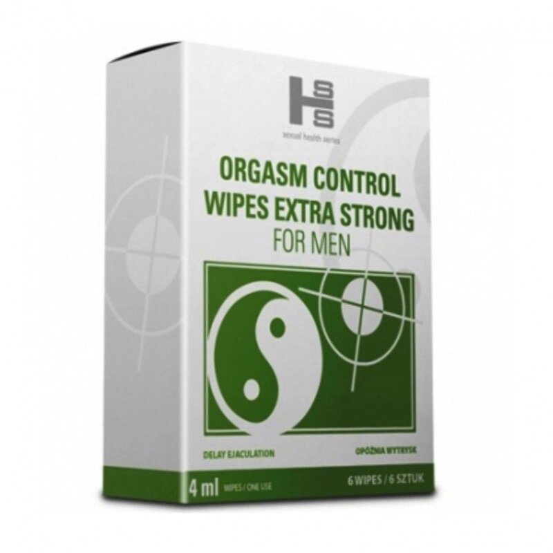 Серветки для відстрочення еякуляції кульмінація Control Wipes, 6шт від компанії Elektromax - фото 1