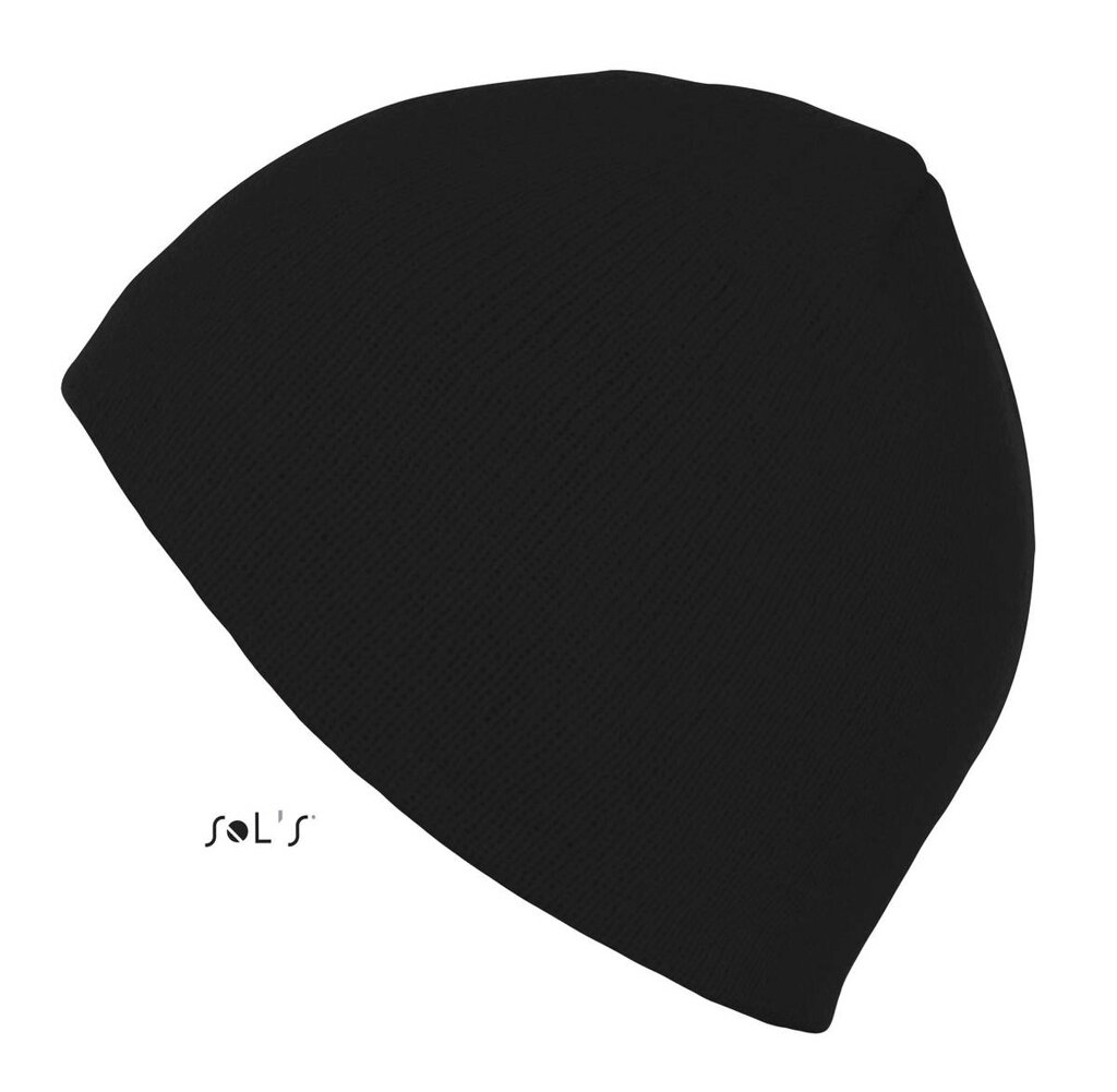 Шапка SOL'S Bronx (чорний, 46-56 см) від компанії Elektromax - фото 1