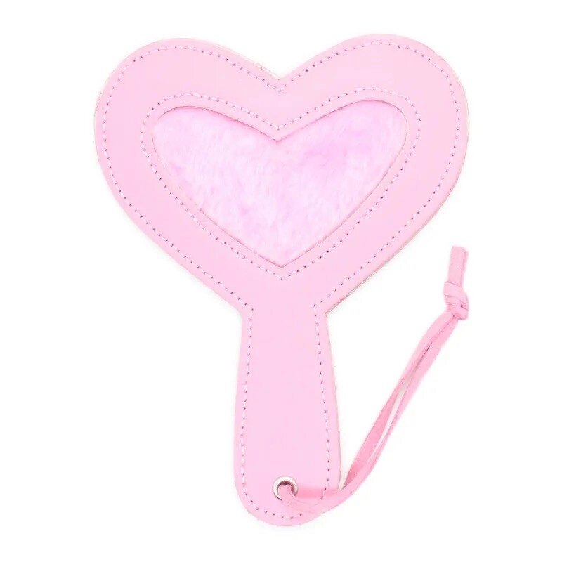 Шльопалка з ручкою Mini Heart Paddle Pink від компанії Elektromax - фото 1