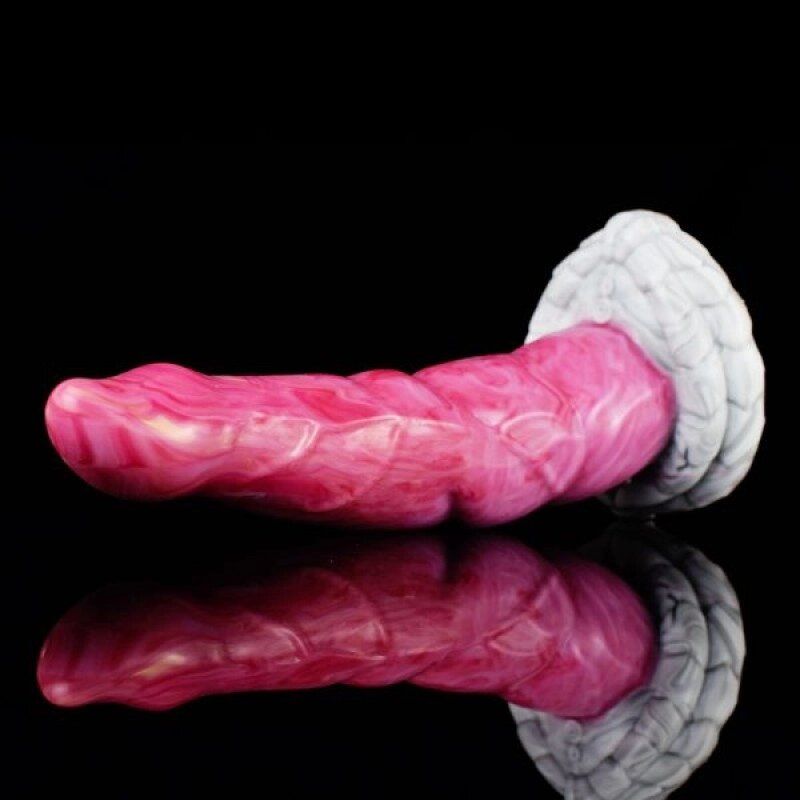 Штучний пеніс особливої форми з рідкого силікону Behimos Gory від компанії Elektromax - фото 1