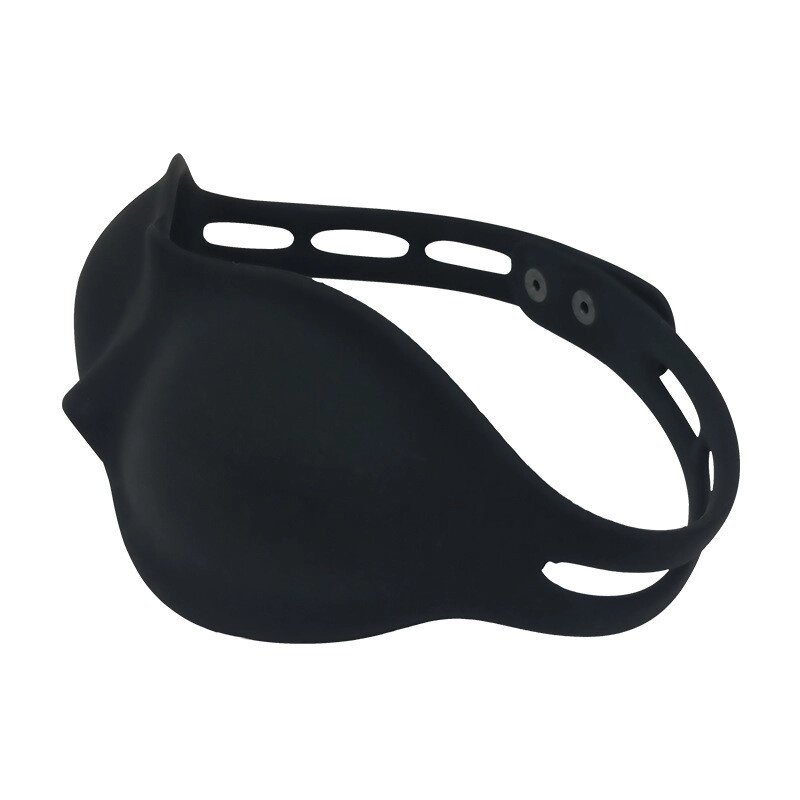 Силіконова чорна бондажная маска Molding Eyepatch від компанії Elektromax - фото 1