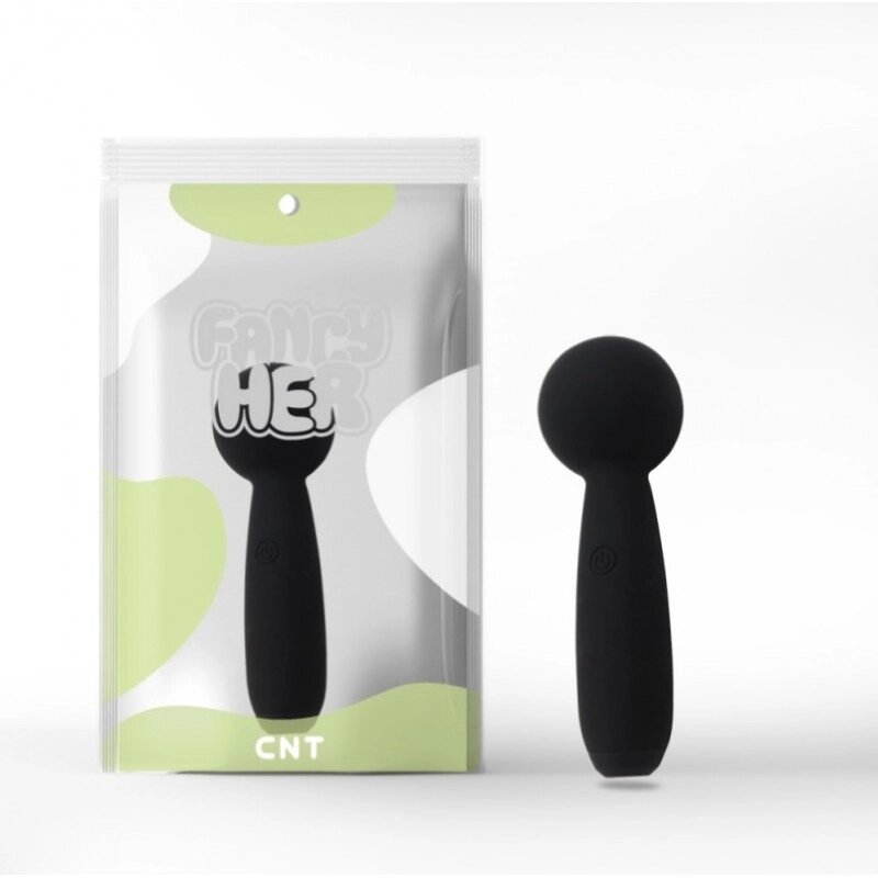 Силіконовий Масажер  для жінок Pleasure Wand Black від компанії Elektromax - фото 1