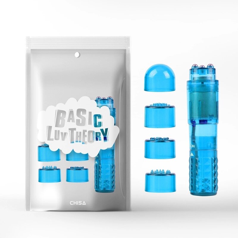 Синій вібруостимулятор пластик Ultimate Mini Massager від компанії Elektromax - фото 1